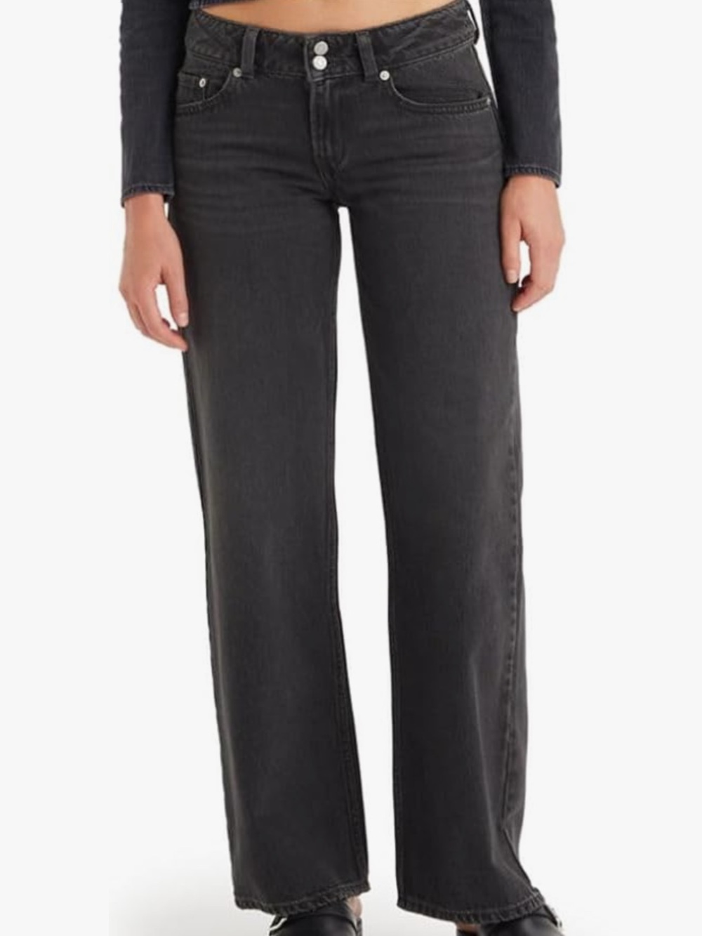 Levi’s Low-Rise Women's Black Wide Leg Jeans